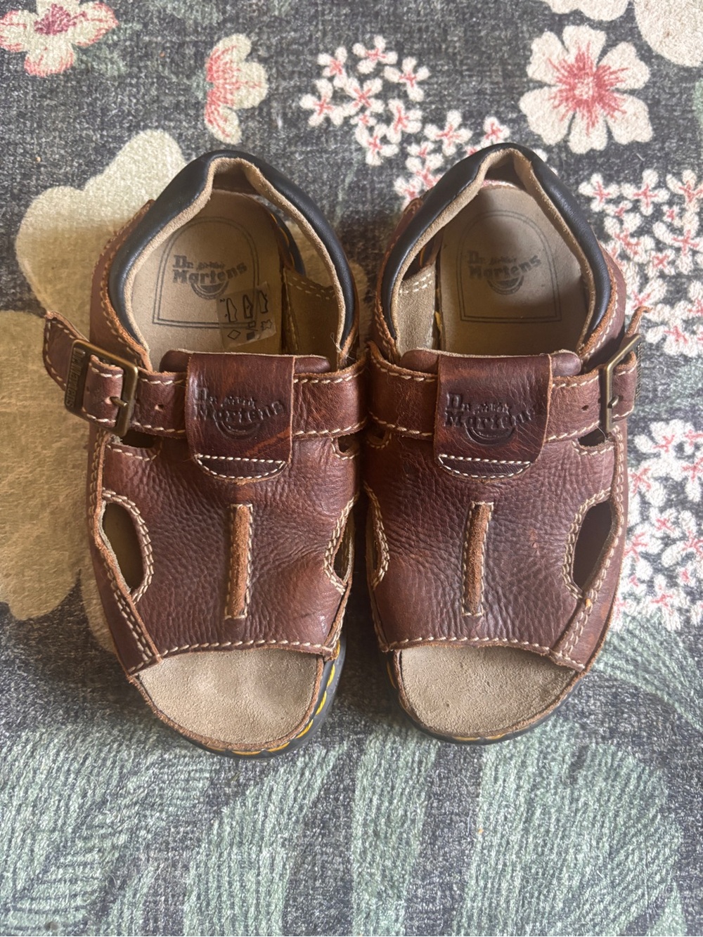Dr. Martens Brown Leather Sandals